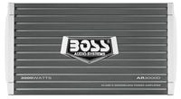 BOSS Audio Systems AR3000D Car Amplifier - 3000 Watts, 1 2 4 Ohm Stable, Class D, Monoblock, Remote Subwoofer Control