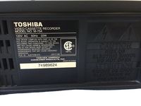 TOSHIBA M754 VCR SIX HEAD 19 MICRON PRO DRUM V3 TECHNOLOGY