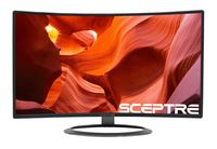 New Sceptre C328W-1920R 32" Curved LED Gaming Monitor 75Hz 1080P HDMI DisplayPort Ultra Thin Metal Black 2018