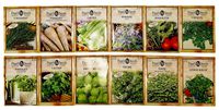 Set of 12 Premium Variety Herbs - Deluxe Garden Choices for Premium Gardening! (Herbs Set 2)