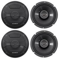 (4) Hifonics ZS65CXS 6.5" 1200 Watt Shallow Mount Car Stereo Speakers