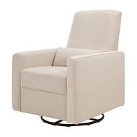 DaVinci Piper Upholstered Recliner and Swivel Glider, Cream