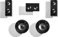Polk Surround System1 Pair of 265ls, One 255cls In-wall Front, Pair of 80F/Xls