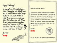 Quiplip Handwritten Yours Truly Birthday Cards, 6-Pack (YT06126PCK)