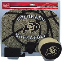 NCAA Colorado Buffaloes Kids Slam Dunk Hoop Set, Black, Small