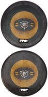 Car Four Way Speaker System - Pro 6.5 Inch 300 Watt 4 Ohm Mid Tweeter Component Audio Sound Speakers For Car Stereo w/ 40 Oz Magnet Structure, 2.25" Mount Depth Fits Standard OEM - Pyle PLG6.4 (Pair)