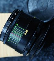 HELIOS-44-2 58mm F2 SLR LENS SCREW M42 + adapter for Pentax (PK)