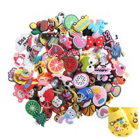 Felice Arts 100pcs Different Shape Shoes Charms Fits for Clog Shoes & Wristband Bracelet Party Gifts