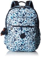 Kipling womens Seoul Go Laptop Backpack, Padded, Adjustable Backpack Straps, Zip Closure, roaming roses, One Size