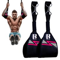Hanging Ab Straps for Pull up Bar- Ideal Pull up assist straps - Premium Pull up Bar Straps and Hanging Arm Straps for Abs - Best core exercise equipment and Gym Straps for abdominal workout