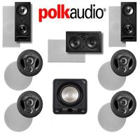 Polk Audio 900-LS 7.1 Vanishing Series in-Wall/in-Ceiling Home Theater System (900-LS + 265-LS + 255C-LS + HTS12)