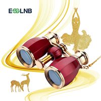 ESSLNB Opera Glasses Binoculars for Women Adults 4X30mm Theater Glasses Compact Binoculars for Theater and Concerts Antique Binoculars with Case Removable Chain