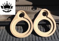 6.5" Fiberglass JL AUDIO C5-650 Component Speaker Ring 3/4 MDF Tear Drop Box