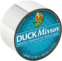 Duck 285276 Mirror Crafting Tape, 1.88 Inches x 5 Yards, Silver