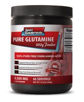 Wellness and Fitness - Pure GLUTAMINE Powder 4,500MG - l-glutamine Seeking Health - 1 Bottle (300g)