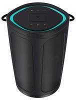Altec Lansing IMW899-Blk Soundbucket XL Rugged Portable Waterproof Snowproof Wireless Bluetooth Speaker with Built - in QI Wireless Charging, Illuminating Led Lights, Black