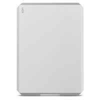 LaCie Mobile Drive 2TB External Hard Drive HDD - Moon Silver USB-C USB 3.0, for Mac and PC Computer Desktop Workstation Laptop (STHG2000400)