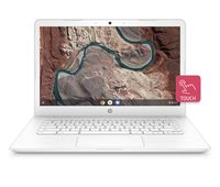 HP Chromebook 14-inch Laptop with 180-Degree Hinge, Touchscreen Display, AMD Dual-Core A4-9120 Processor, 4 GB SDRAM, 32 GB eMMC Storage, Chrome OS (14-db0070nr, Snow White) (Renewed)