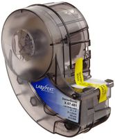 Brady X-97-481 Labxpert 0.9" Width x 0.9" Height, B-481 Super Chemical Resistant Polyester, Matte Finish Black on White Stainerbondz Label (350 per Cartridge)