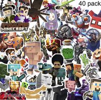 GTOTd Cool Stickers （Random）,40Pcs,Waterproof Vinyl Stickers,for Door Window,Car,Motorcycle Bicycle,Luggage, Skateboard Vinyl Graffiti Laptop Stickers Decal Patches