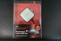 Mobil It Illuminated 4-port USB Hub