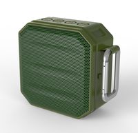 Monpos H1 Shower Speaker,Portable Wireless Outdoor Bluetooth Speaker IPX6 Waterproof with Enhanced Bass Built in Mic. Great for Beach, Shower & Home Use. (H1 Green)