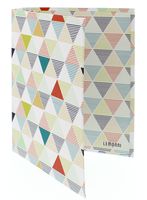 Redi-Tag Mini Binder, 9 x 6.75 x 1.25", Lemonni Triangles Design, 1-Pack (10278)