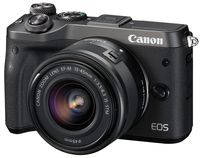 Canon mirrorless Single-Lens Camera EOS M6 Lens kit (Black) EF-M15-45mm F3.5-6.3 is STM-(Japan Import-No Warranty)