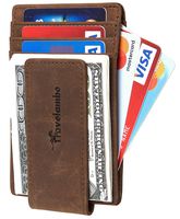 Travelambo Money Clip Front Pocket Wallet Slim Minimalist Wallet RFID Blocking (Elite Khaki)