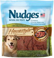 Nudges Chicken Bacon Sizzlers Dog Treats, 16 oz