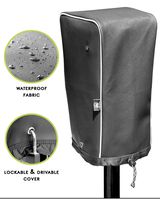 Trailersphere Easy Cover Universal Electric Tongue Jack Protective Cover for Trailer, RV, Camper, Sun and Waterproof