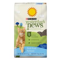 Purina Yesterday's News Non Clumping Paper Cat Litter, Fresh Scent Low Tracking Cat Litter - 26.4 lb. Bag