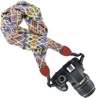 Wolven Soft Scarf Camera Neck Shoulder Strap Belt Compatible with All DSLR/SLR/Digital Camera (DC)/Instant Camera/Nikon/Canon/Sony/Olympus/Leica/Fujifilm Etc,
