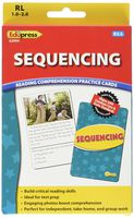 Edupress Reading Comprehension Practice Cards, Sequencing, Yellow Level (EP62994)