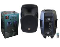 Mr. Dj DJBT115 15-Inch 3000 Watts Max Power Speaker with Built-in Bluetooth/FM Radio/ MP3/USB/SD Card Slot