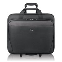 Solo New York Empire Rolling Laptop Bag.  Rolling Briefcase for Women and Men. Fits up to 17.3 inch laptop - Black