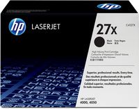 HP 27X (C4127X) Black High Yield Original LaserJet Toner Cartridge