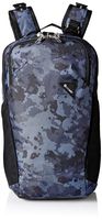 Pacsafe Vibe 20 Liter Anti Theft Travel Daypack - Fits 13 inch Laptop, Lightweight - With Lockable Zippers, Grey Camo