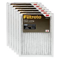 Filtrete MPR 300 14x24x1 AC Furnace Air Filter, Clean Living Basic Dust, 6-Pack
