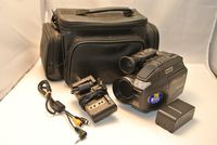 Panasonic PV-L858 Compact VHS/VHS-C PhotoShot Palmcorder Camcorder Bundle