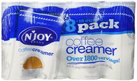N'JOY Coffee Creamer, 16 Ounce Canisters, Pack of 8
