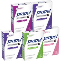 Propel Powder Packets Four-Flavor Variety Pack With Electrolytes, Vitamins and No Sugar (50 count)