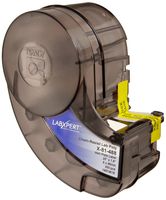 Brady X-81-488 Idxpert and Labxpert 1.9" Width x 0.25" Height, B-488 High Performance Polyester, Matte Finish Black on White Label (200 per Cartridge)
