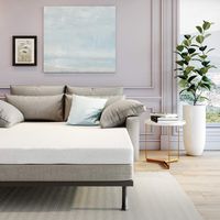 Classic Brands 4.5-Inch Memory Foam Replacement Mattress for Sleeper Sofa Bed , Twin, White