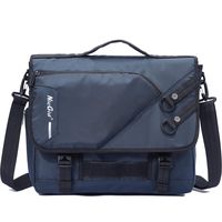 Large Messenger Bag, 15.6 Inch Sling Laptop Bags Shoulder Crossbody Sling Working Bag Bookbag Briefcase for Traveling School Men Women Teens
