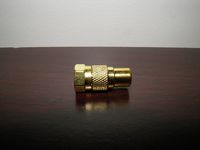 Gold plated TV adapter for ColecoVision,ADAM,ATARI 2600,5200,7800, IntelliVision, and many other classic 70's and 80's videogame and computer systems.