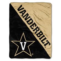 The Northwest Company Officially Licensed NCAA Vanderbilt Commodores Halftone Micro Raschel Throw Blanket, 46" x 60", Multi Color