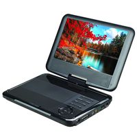 SuperSonic SC-179 Portable DVD Player 9" High Definition: USB and SD inputs with Built-in Lithium Ion Battery and Swivel Display