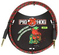 Pig Hog PCH3PL 1/4" to 1/4" Tartan Plaid Instrument Patch Cable, 3 Feet