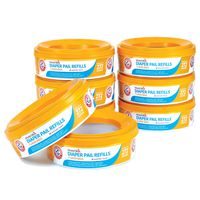 Munchkin Arm and Hammer Diaper Pail Refill Rings (8 refills of 272 Count each), 2,176 Count